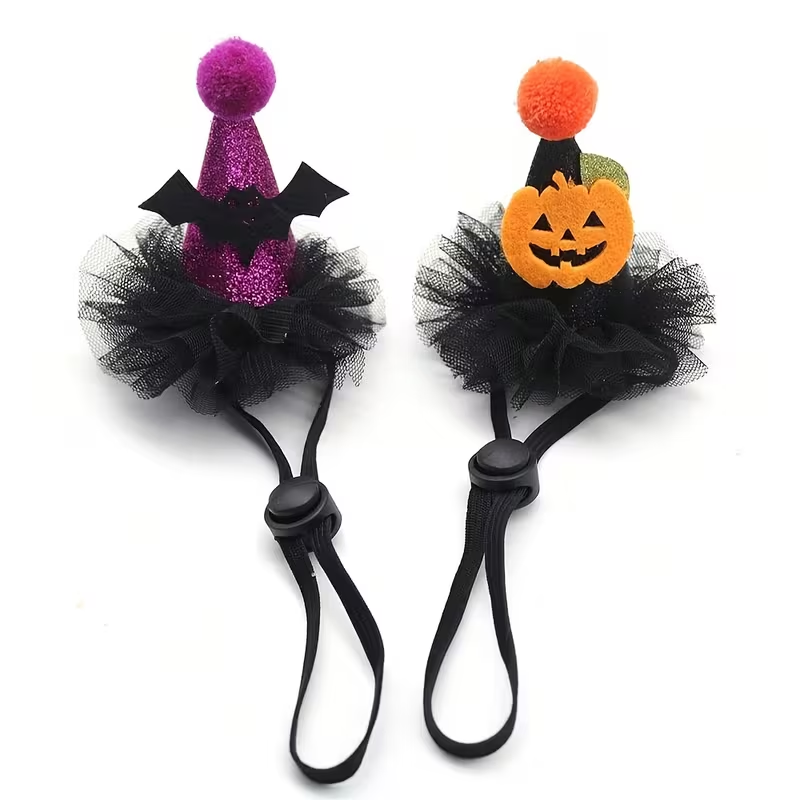 Party Hat Cone - Halloween Mini Huisdier Feest Hoofdband Vleermuis