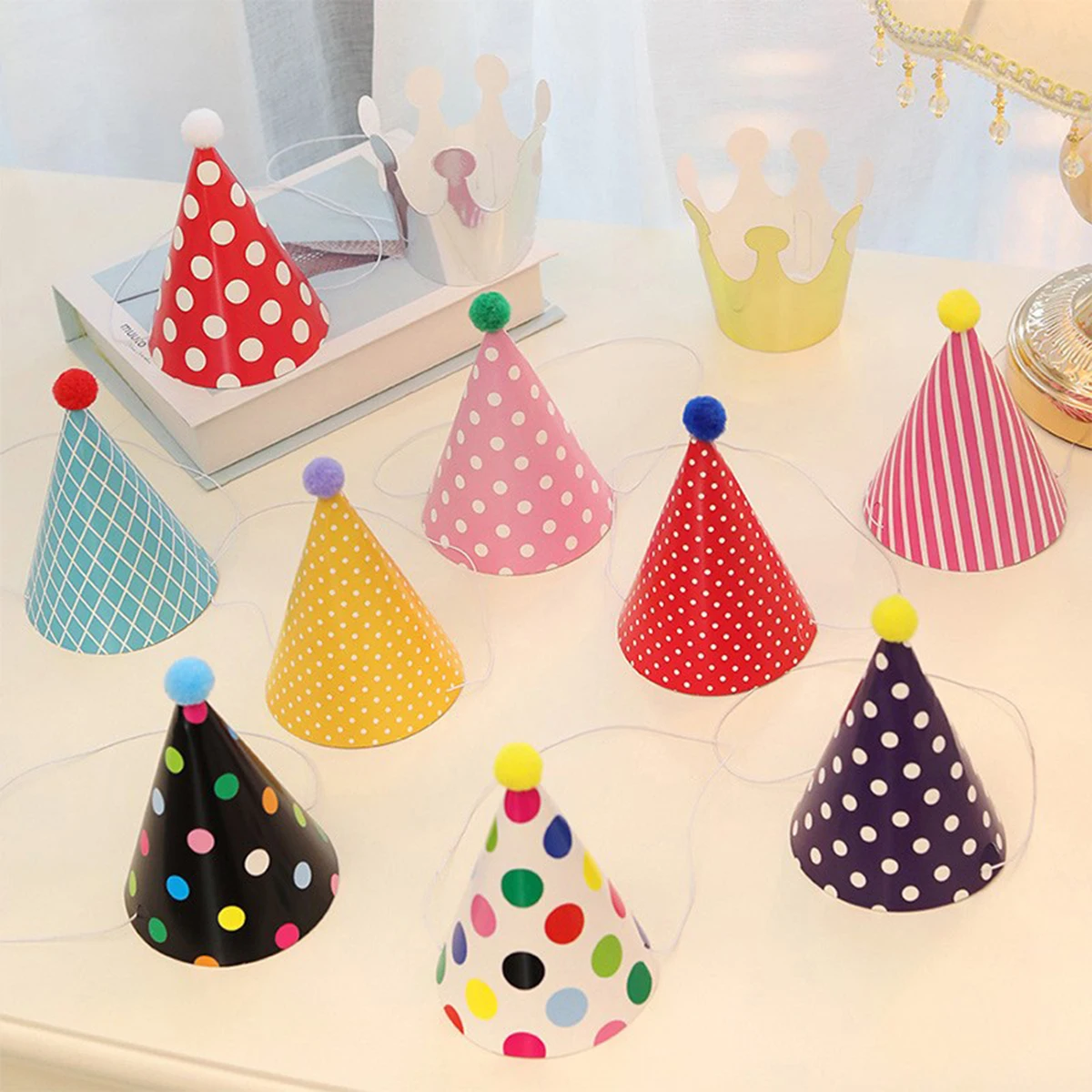 Party Hat Cone - 11 STKS verjaardagsfeestje trompet verjaardag hoed